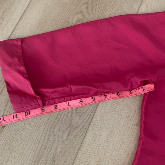 Vintage CLIO Silk Blouse Plum Berry Color Size 12 Elegant Work Shirt - Picture 5 of 15